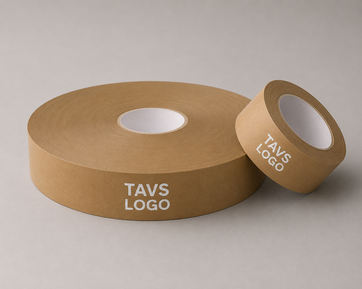 Industrial kraft paper adhesive tape with custom print